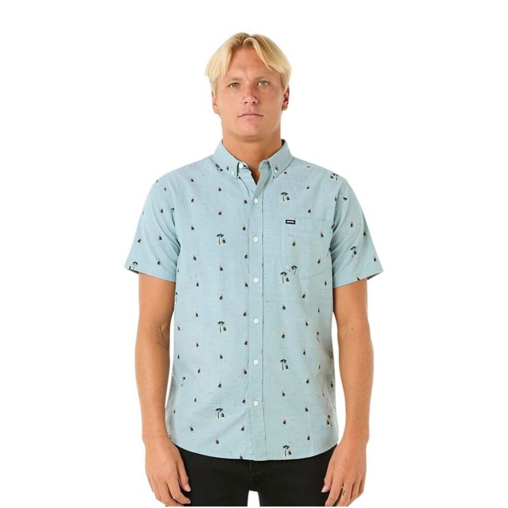 Rip Curl Mens Hula Button Up Shirt, NWT